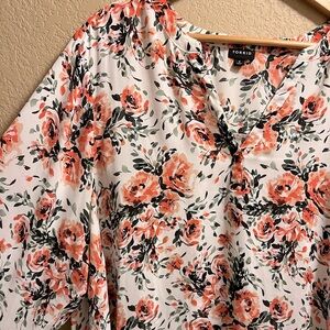 TORRID floral blouse